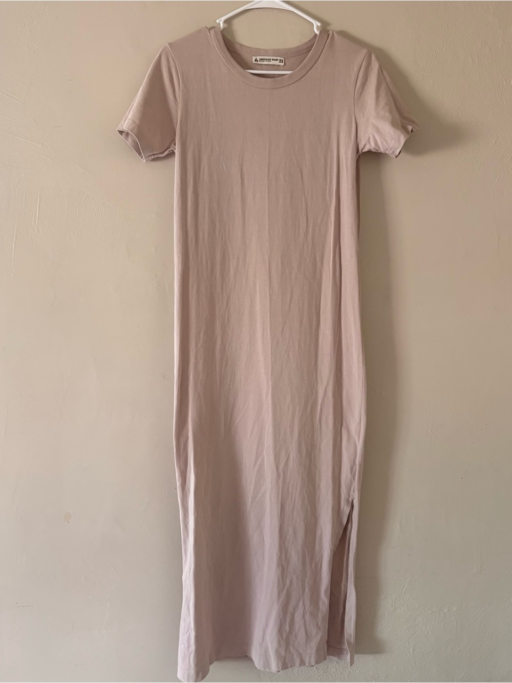 American Giant t shirt dress long XS